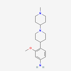 3-Methoxy-4-(1-(1-methylpiperidin-4-yl)piperidin-4-yl)benzenamine