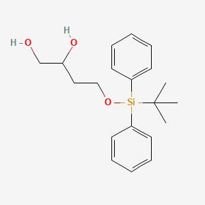 molecular formula C20H28O3Si B13978073 4-[[(1,1-Dimethylethyl)diphenylsilyl]oxy]-1,2-butanediol 