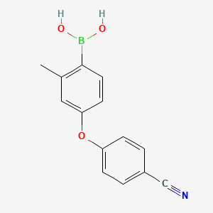 4-(4-Cyanophenoxy)-2-methylphenylboronic acid