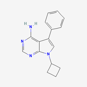 7-cyclobutyl-5-phenyl-7H-pyrrolo[2,3-d]pyrimidin-4-amine