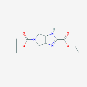 5-(tert-Butyl) 2-ethyl 4,6-dihydropyrrolo[3,4-d]imidazole-2,5(1H)-dicarboxylate