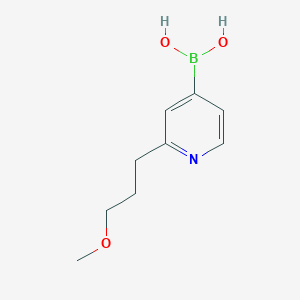 [2-(3-Methoxy-propyl)-4-pyridinyl]-boronic acid