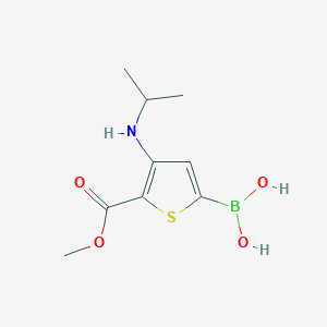 {4-[(1-Methylethyl)amino]-5-[(methyloxy)carbonyl]-2-thienyl}boronic acid