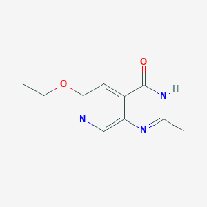 molecular formula C10H11N3O2 B13978240 6-Ethoxy-2-methylpyrido[3,4-d]pyrimidin-4(3H)-one 