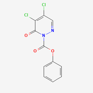 phenyl 4,5-dichloro-6-oxopyridazine-1(6H)-carboxylate