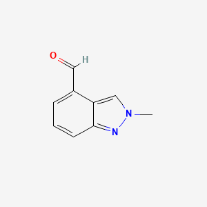 molecular formula C9H8N2O B1397825 2-Methyl-2H-indazole-4-carbaldehyde CAS No. 1079992-61-2