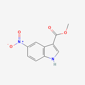 molecular formula C10H8N2O4 B1397826 Methyl 5-nitro-1H-indole-3-carboxylate CAS No. 686747-51-3