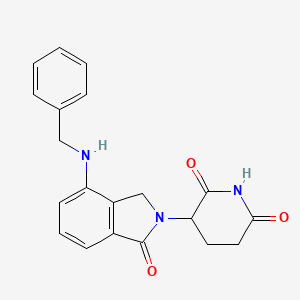 3-{1-Oxo-4-[benzylamino]isoindolin-2-yl}piperidine-2,6-dione