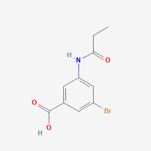 3-Bromo-5-propionamidobenzoic acid