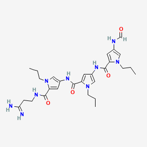 1H-Pyrrole-2-carboxamide, N-(5-(((3-amino-3-iminopropyl)amino)carbonyl)-1-propyl-1H-pyrrol-3-yl)-4-(((4-(formylamino)-1-propyl-1H-pyrrol-2-yl)carbonyl)amino)-1-propyl-