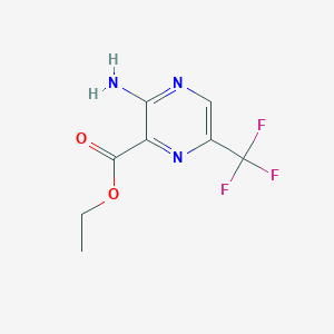 Ethyl 3-amino-6-(trifluoromethyl)pyrazine-2-carboxylate