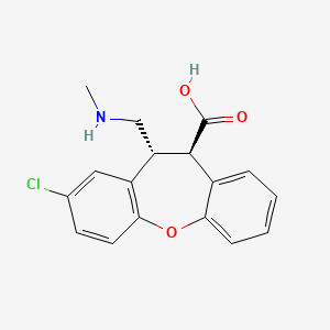 (10R,11R)-2-Chloro-11-((methylamino)methyl)-10,11-dihydrodibenzo[b,f]oxepine-10-carboxylic acid