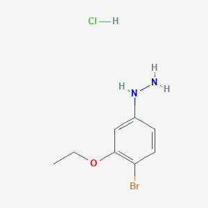 (4-Bromo-3-ethoxyphenyl)hydrazine hydrochloride