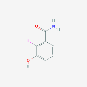 molecular formula C7H6INO2 B13978493 3-Hydroxy-2-iodobenzamide 