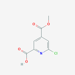 6-Chloro-4-(methoxycarbonyl)pyridine-2-carboxylic acid