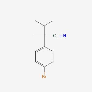 2-(4-Bromophenyl)-2,3-dimethylbutanenitrile