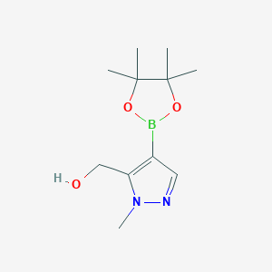 (1-Methyl-4-(4,4,5,5-tetramethyl-1,3,2-dioxaborolan-2-yl)-1H-pyrazol-5-yl)methanol