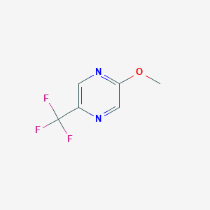 Pyrazine, 2-methoxy-5-(trifluoromethyl)-