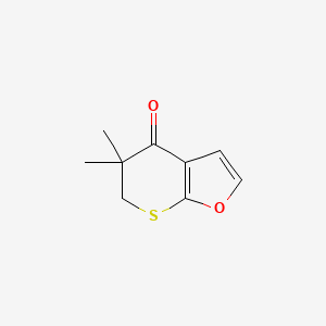 5,5-dimethyl-6H-thiopyrano[2,3-b]furan-4-one