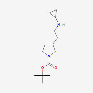 tert-Butyl 3-(2-(cyclopropylamino)ethyl)pyrrolidine-1-carboxylate