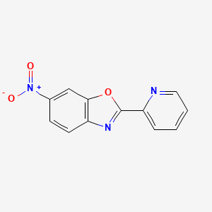 6-Nitro-2-(pyridin-2-yl)-1,3-benzoxazole