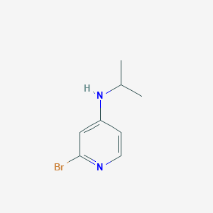 molecular formula C8H11BrN2 B13978937 2-Bromo-N-isopropylpyridin-4-amine 