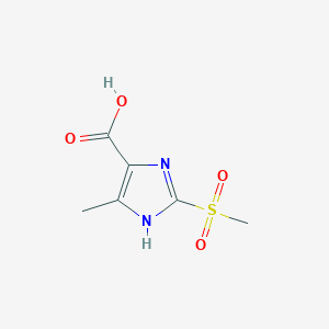 5-methyl-2-methylsulfonyl-1H-imidazole-4-carboxylic acid