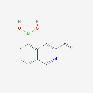 molecular formula C11H10BNO2 B13978960 B-(3-Ethenyl-5-isoquinolinyl)boronic acid CAS No. 1429665-49-5