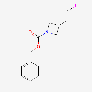 Benzyl 3-(2-iodoethyl)azetidine-1-carboxylate