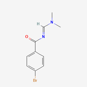 4-bromo-N-[(E)-(dimethylamino)methylidene]benzamide