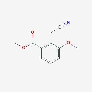 B1397918 Methyl 2-(cyanomethyl)-3-methoxybenzoate CAS No. 145498-86-8