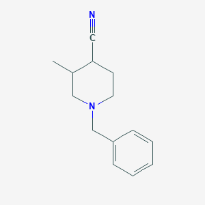 1-Benzyl-3-methylpiperidine-4-carbonitrile