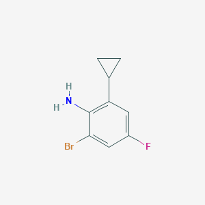 2-Bromo-6-cyclopropyl-4-fluoroaniline