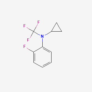 N-cyclopropyl-2-fluoro-N-(trifluoromethyl)aniline