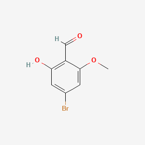 4-Bromo-2-hydroxy-6-methoxybenzaldehyde