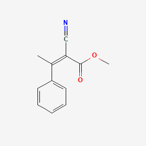 B1397923 methyl (Z)-2-cyano-3-phenyl-but-2-enoate CAS No. 14533-90-5