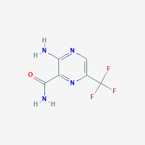 3-Amino-6-(trifluoromethyl)pyrazine-2-carboxamide