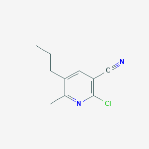 2-Chloro-6-methyl-5-propylpyridine-3-carbonitrile