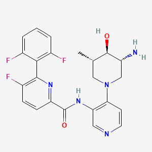 N-{4-[(3r,4r,5s)-3-Amino-4-Hydroxy-5-Methylpiperidin-1-Yl]pyridin-3-Yl}-6-(2,6-Difluorophenyl)-5-Fluoropyridine-2-Carboxamide