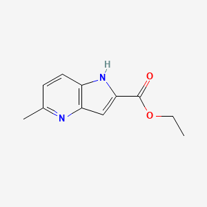 molecular formula C11H12N2O2 B1397932 5-甲基-1H-吡咯并[3,2-B]吡啶-2-甲酸乙酯 CAS No. 1132610-84-4