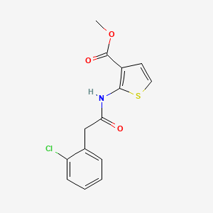 Methyl 2-(2-(2-chlorophenyl)acetamido)thiophene-3-carboxylate