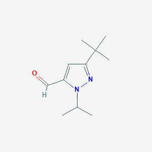 3-(tert-Butyl)-1-isopropyl-1H-pyrazole-5-carbaldehyde