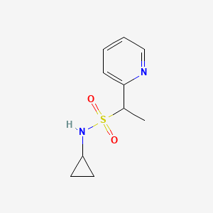 N-cyclopropyl-1-(pyridin-2-yl)ethanesulfonamide