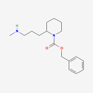 Benzyl 2-(3-(methylamino)propyl)piperidine-1-carboxylate