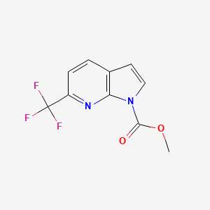 Methyl 6-(trifluoromethyl)-1H-pyrrolo[2,3-b]pyridine-1-carboxylate