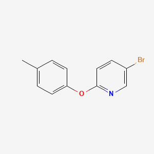 molecular formula C12H10BrNO B1397943 5-Bromo-2-(4-methylphenoxy)pyridine CAS No. 1248915-63-0
