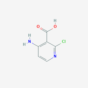 molecular formula C6H5ClN2O2 B1397950 4-氨基-2-氯烟酸 CAS No. 1018678-38-0