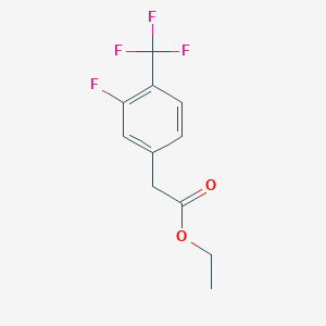 Ethyl 2-(3-fluoro-4-(trifluoromethyl)phenyl)acetate