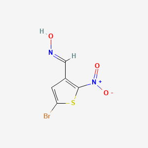 molecular formula C5H3BrN2O3S B1397958 5-溴-2-硝基噻吩-3-甲醛肟 CAS No. 1201924-03-9