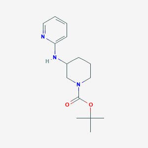 molecular formula C15H23N3O2 B13979613 tert-Butyl 3-(pyridin-2-ylamino)piperidine-1-carboxylate 